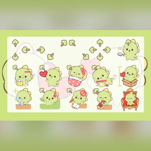 小恐龙光标预览图