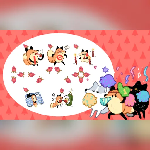 狐狐好朋友光标预览图