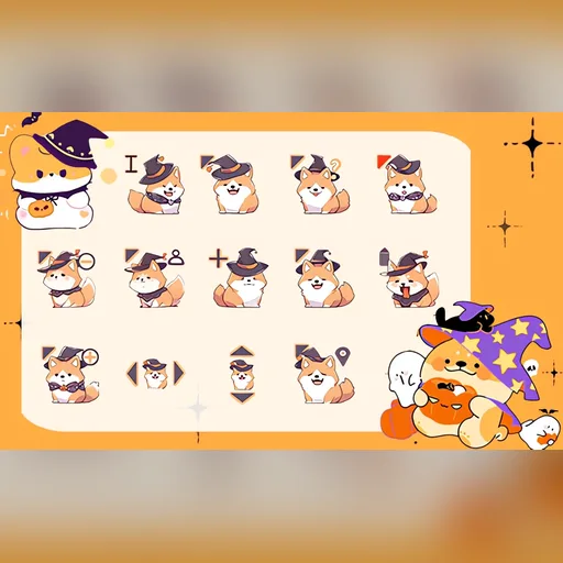 万圣节小狗光标预览图