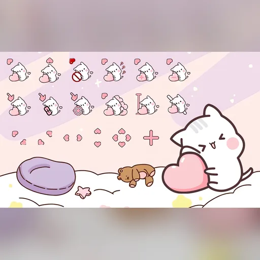 粉色猫猫光标预览图