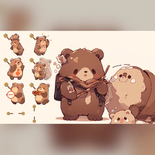 小棕熊光标预览图