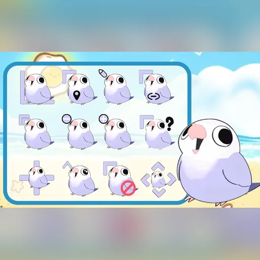 摇头小鸟光标预览图