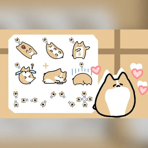 柯基光标预览图