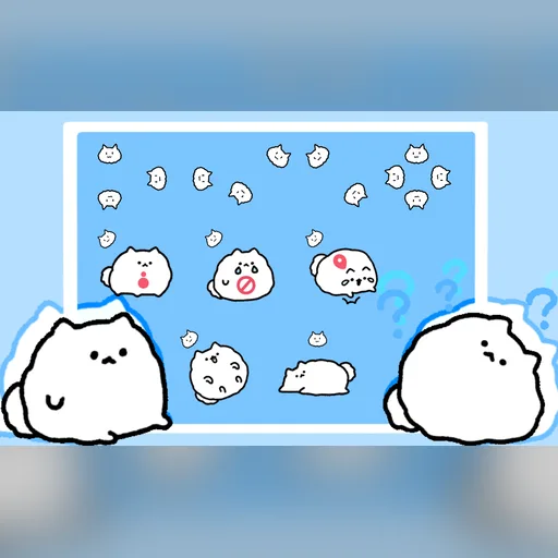 白色小猫光标预览图