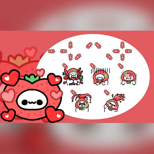 草莓喵光标预览图