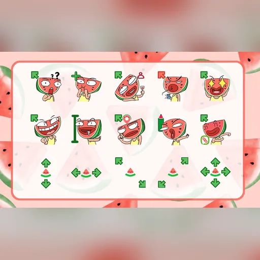 西瓜光标预览图
