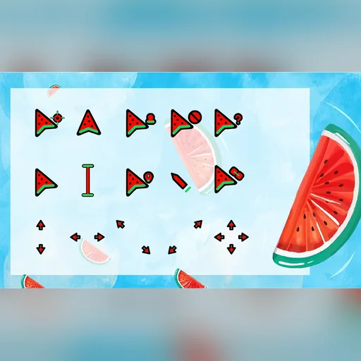 西瓜片光标预览图